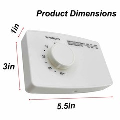 4655 Manual Whole-House Duct or Wall Mounted Humidifier Controller