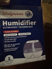 Walgreens Humidifier Ultrasonic Technology 1.3 Gallon Visible Cool Mist
