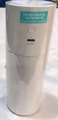 HoMedics Portable USB Ultrasonic Humidifier Travel Size White w/7 Color Lights