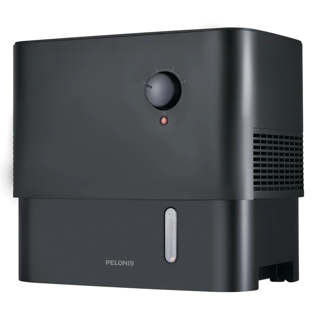 Pelonis 1 Gallon Cool Mist Humidifier, 500 Sq. ft. Coverage, Black, OPEN BOX