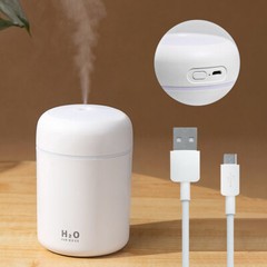 USB Car Air Purifier Diffuser Aroma Oil Humidifier Mist Led Night Light Home