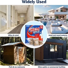 Septic Tank Treatment 1 Year Supply Dissolvable Live Bacteria Packets 12 Count f