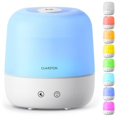 Clarston Humidifiers for Bedroom, 2L Cool Mist Humidifier, 24dB Quiet Sleep