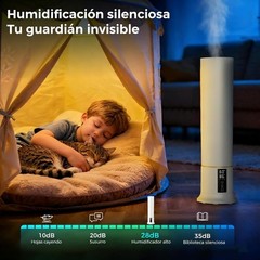 Air Humidifier for Bedroom Quiet Humidifier W/ Remote Control 2.4gal/9L