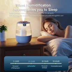 LED Lights Ultrasonic Warm and Cool Mist Humidifier – Best Air Humidifiers for U