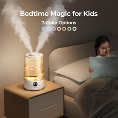 3.6L Top-Fill Cool Mist Humidifier & Diffuser