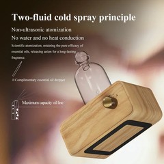 Rechargeable Essential Oil Diffuser Waterless Nebulizing Diffuser Electric Smell
