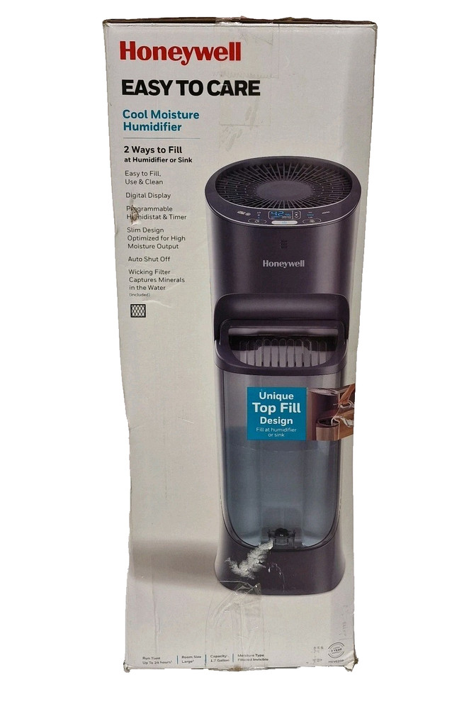 Honeywell Easy to Care Cool Moisture Humidifier HEV620B