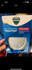 Vicks Waterless Tabletop Vaporizer, 3 Scent Levels, Silent Operation, Electric