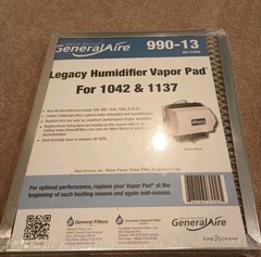 GeneralAire 990-13 GFI #7002 Humidifier Vapor Pad For 1042 & 1137