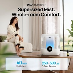 6L Humidifiers for Bedroom, 60H Runtime, 28 dB Quiet, HM524