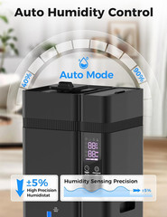 13L/3.43Gal Humidifier Large Room, 800Ft² Coverage, 100H Runtime, Auto Humidity
