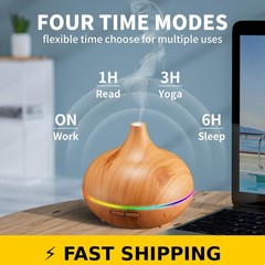 HLS Aroma Diffuser for Large Rooms with 10 Essential Oils