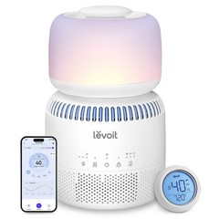 LEVOIT Evaporative Humidifiers for Bedroom Baby, Dual Air and Water Filters