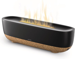 Fireside Ultrasonic Humidifier with Flame-Effect for Better Sleep & Aromatherapy