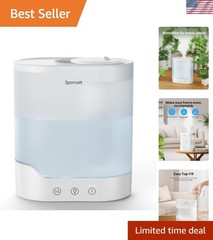 Humidifiers for Bedroom Home,2.5L Top Fill Cool Mist Air Humidifier for Large…