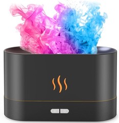 Essential Oil Diffuser, Air Humidifier with Flame Led Light – 7 Colors