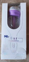CAR HUMIDIFIER/ AIR DIFFUSER AND AROMATHERAPY NEW IN BOX, Purple and White