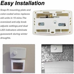 4655 Manual Whole-House Duct or Wall Mounted Humidifier Controller