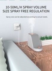 Adjustable Spray Size Wireless Charging Humidifier Over Voltage Protection