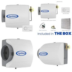 Aprilaire 500M Whole-House Evaporative Humidifier 12 GPD 24VAC Manual Control