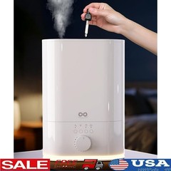 Ultrasonic Humidifier Cool Mist Quiet Auto Shut Off Night Light Large Room New