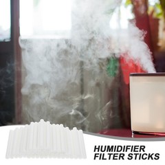 50Pcs Durable Cotton Sticks for Humidifier Diffuser Replacement White Fiber