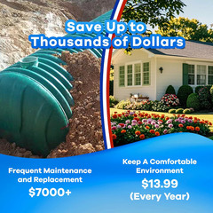 Septic Tank Treatment Pods – 12 Pcs for 1-Year Supply | Beneficial Bacteria & En