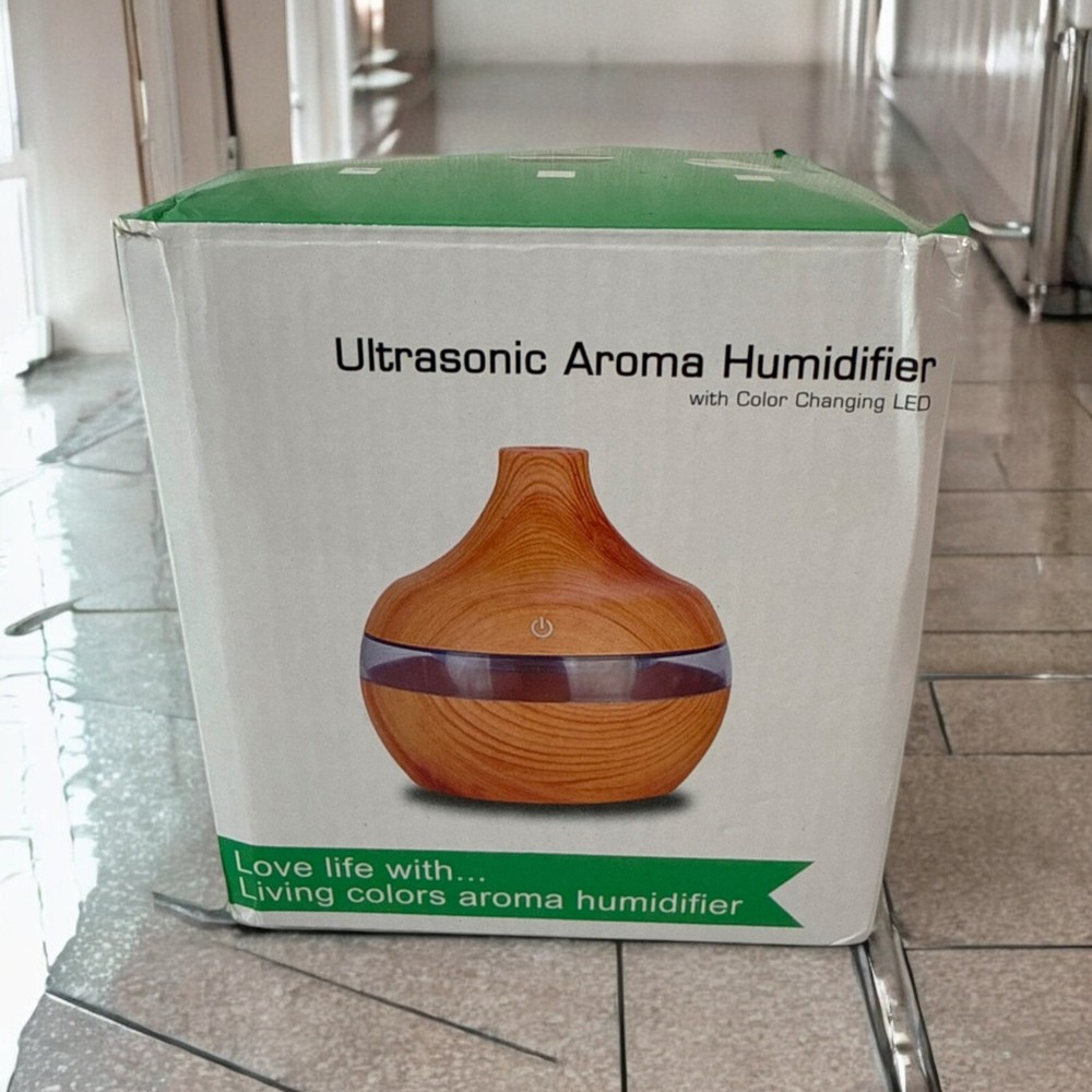 Ultrasonic Aroma Humidifier Color Changing LED