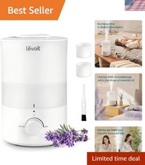 3L Cool Mist Humidifier & Essential Oil Diffuser – Ultra Quiet & Top Fill Design