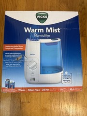 Vicks Warm Mist Humidifier 1 Gallon Capacity