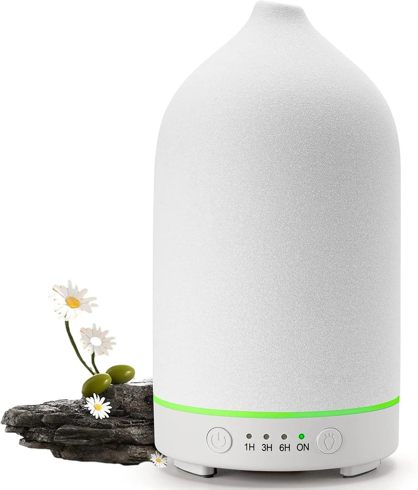 Ceramic Air Humidifier Aroma Diffuser Aromatherapy Cool Mist Ultrasonic Essentia