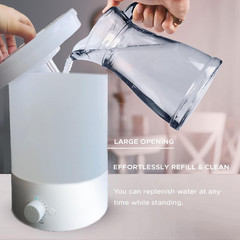 Humidificadores de vapor frío de recarga superior saludables para el dormitorio