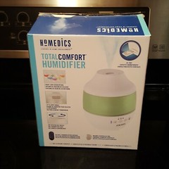 HoMedics Total Comfort 360 Cool Mist Ultrasonic Humidifier with Aromatherapy