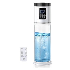 Large Room 8L Ultrasonic Cool Mist Humidifier with 7-Color Light & Essential Oil