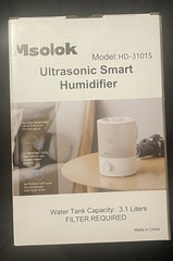 Msolok HD-3101S Ultrasonic Smart Wi-Fi Humidifier 3.1L Auto Off 200 sq ft