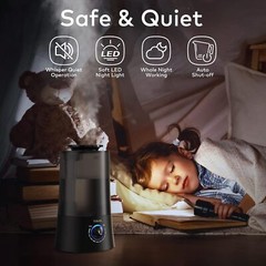 Humidificadores Para Dormitorio – Humidificador De Niebla Fria De 4L Difusor De