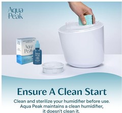 [2-Pack] Humidifier Drops a Clean Tank 400 Uses Food Grade Humidifier Cleaner