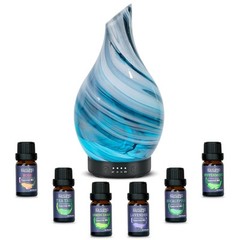 Oil Diffuser & Essential Oils Set – Aromatherapy H-grey With