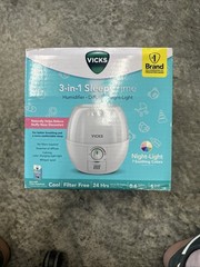 vicks 3 in 1 sleepy time humidifier