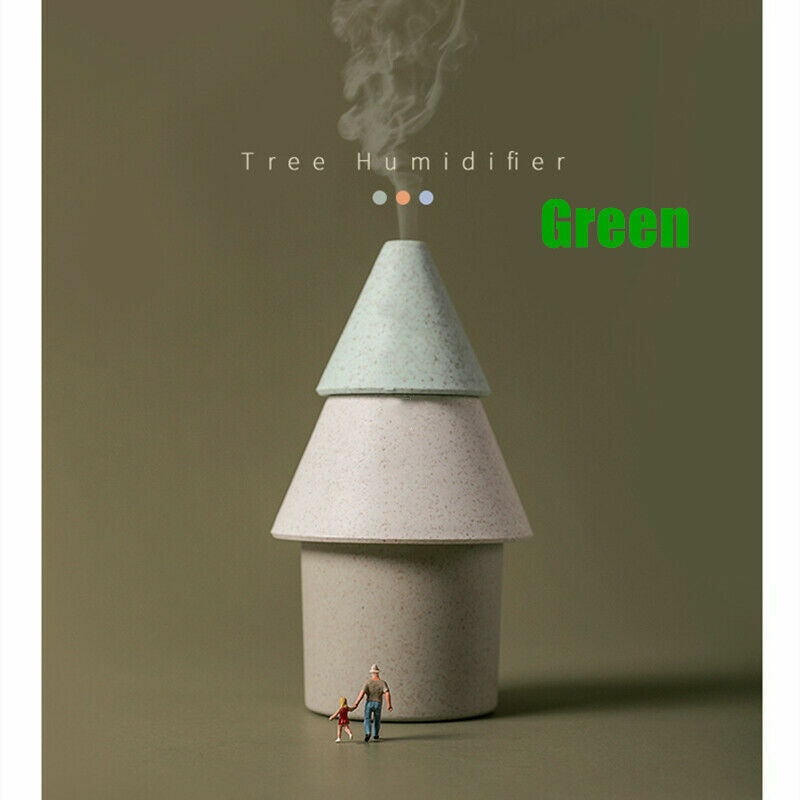 USB Christmas Tree Air Humidifier 250ml Portable for Home Car 3 Colors