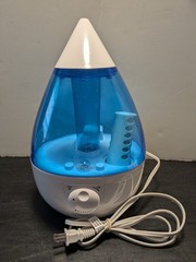 Crane Drop Ultrasonic Cool Mist Humidifier – Blue/White – 1gal Model EE-5301