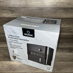 Pelonis 1 Gallon Evaporative Humidifier Top-Fill Quiet Auto-Off Oil Diffuser