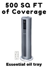 LACIDOLL Large Humidifier With Remote. Top Fill 2.1Gal/8L, 500 sq.ft. ⭐️⭐️⭐️⭐️⭐️