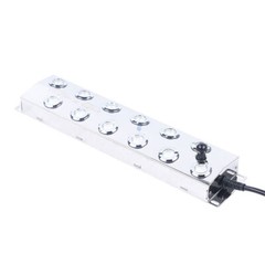 12-Head 110V Ultrasonic Mist Maker Kit Pond Fogger Mister Machine w/2 Buoy NEW!