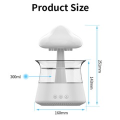 Mushroom Cloud Bedroom Humidifier Large Mist Whole House Aromatherapy Diffuser