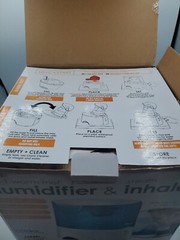 Crane 2-in-1 Warm Mist Humidifier and Steam Inhaler – Brand New