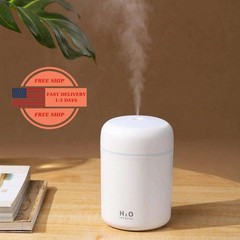 Minihumidificador portátil, colorido, vapor frío, alimentación por USB. Perfecto
