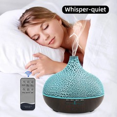 550ml Aromatherapy Diffuser & Humidifier Ultrasonic, Auto Shut-Off, Quiet for H