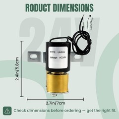 High-Quality Universal Humidifier Solenoid Valve Replacement for 24V Systems
